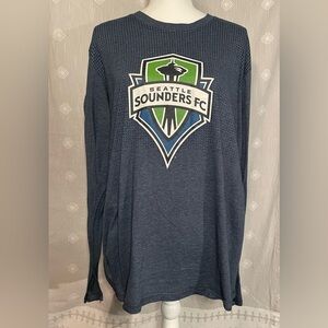 Adidas Seattle Sounders FC Navy Long Sleeve Shirt